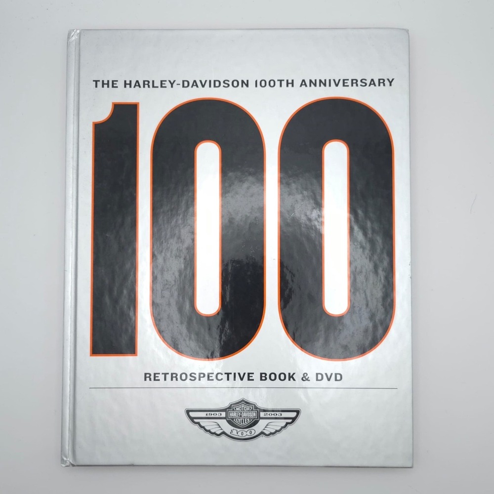 HARLEY-DAVIDSON 100th Anniversary Retrospective Hardcover Book No‎ Dvd